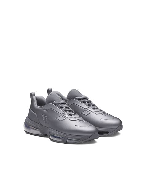 prada collision technical fabric sneakers|Steel Gray Prada Collision Technical Fabric Sneakers .